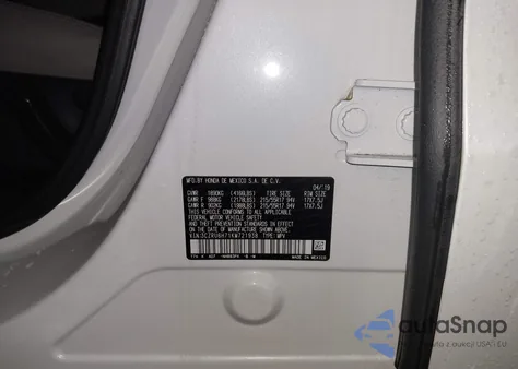 2019 Honda Hr-V Ex-L from USA, damaged, VIN 3CZRU6H71KM721938